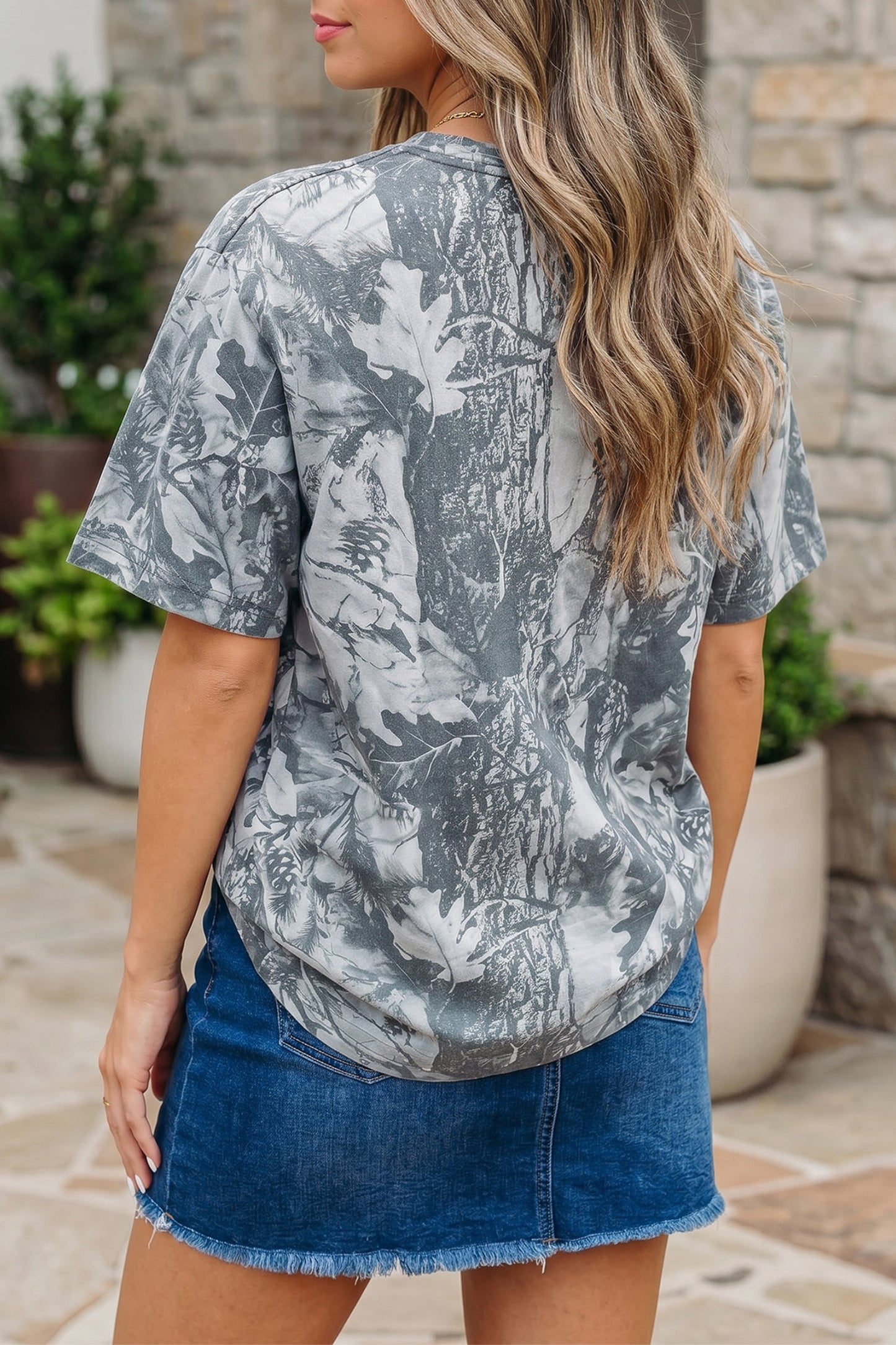 Love Like Jesus Camo Woodland Tee