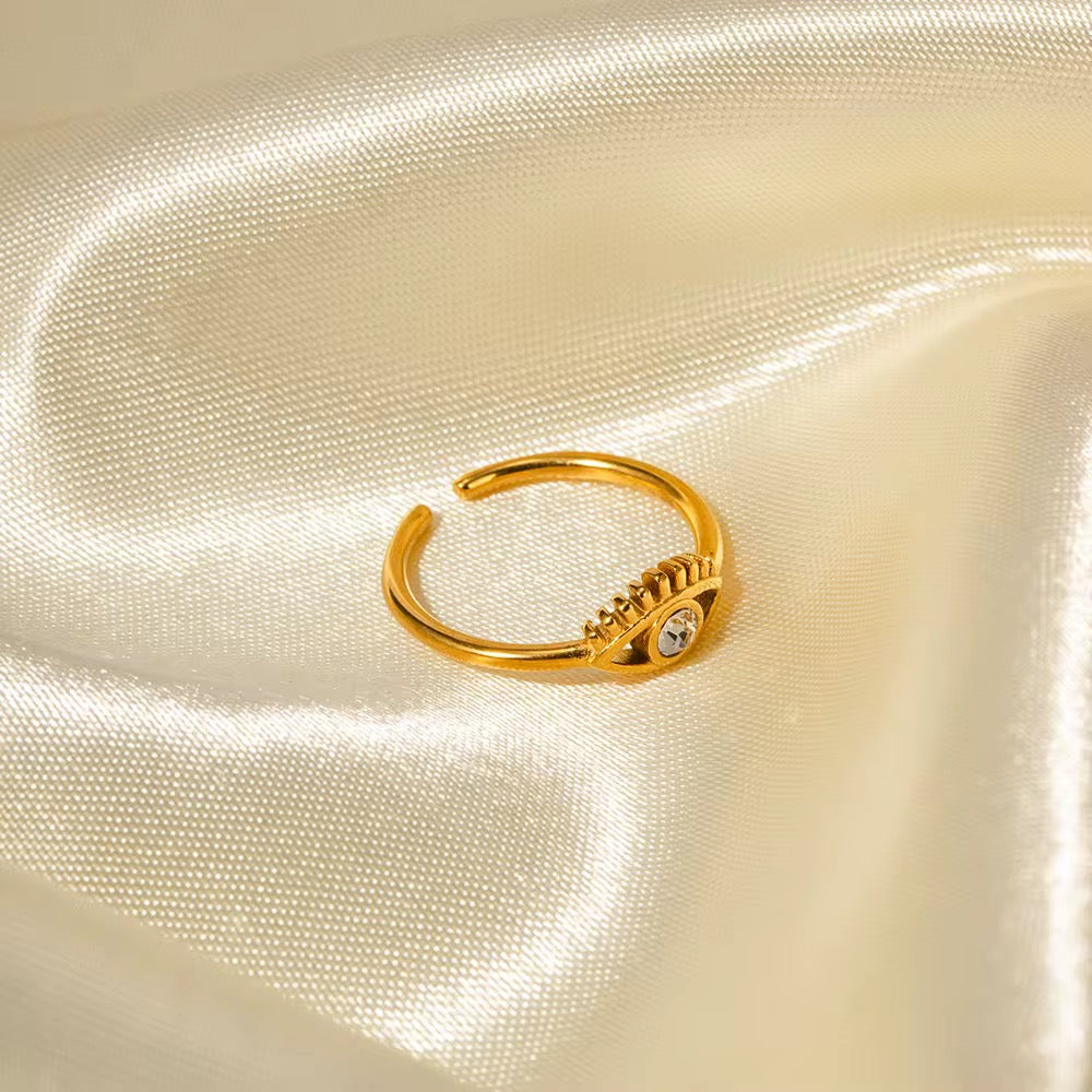 The Evil Eye Dainty Ring