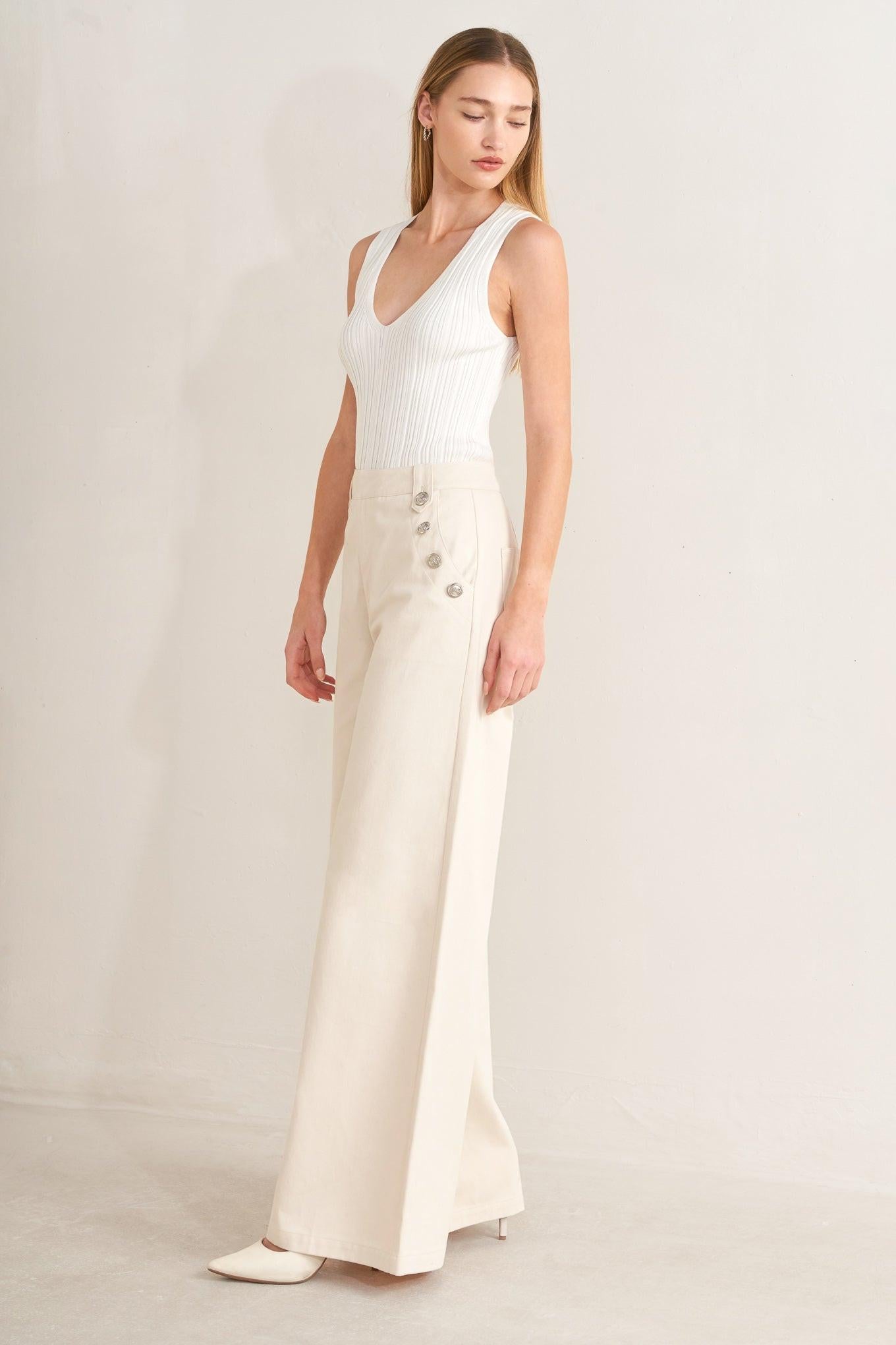 RUNWAY TAILORED WOVEN PANTS