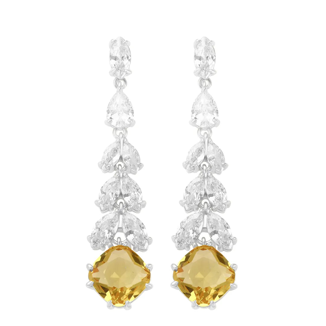 Soleil CZ Drop Earrings