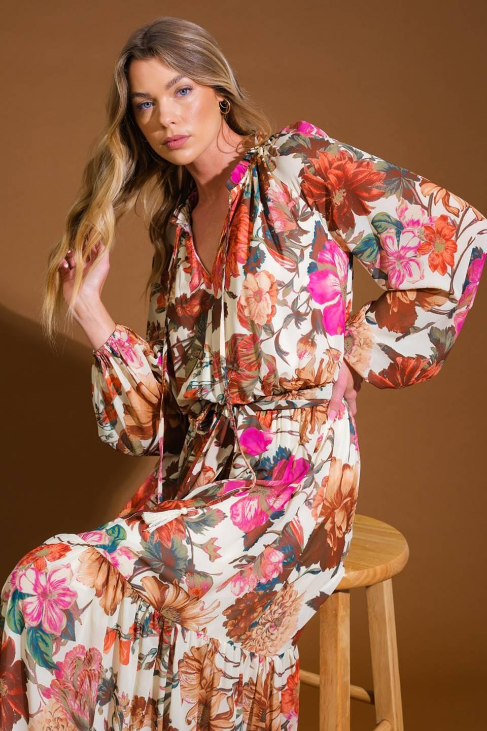 Livin' My Best Life Woven Maxi Dress