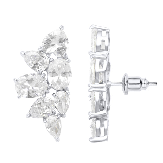 18k Gold Plated Eden CZ Earrings
