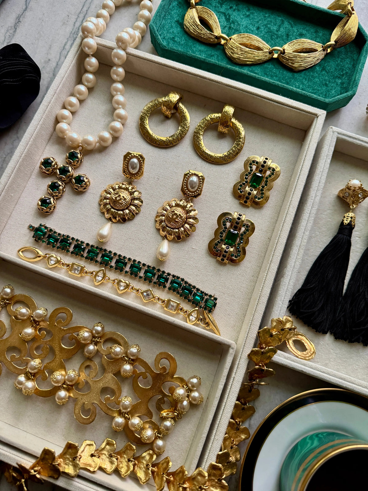 Italian Vintage Pearl Necklace