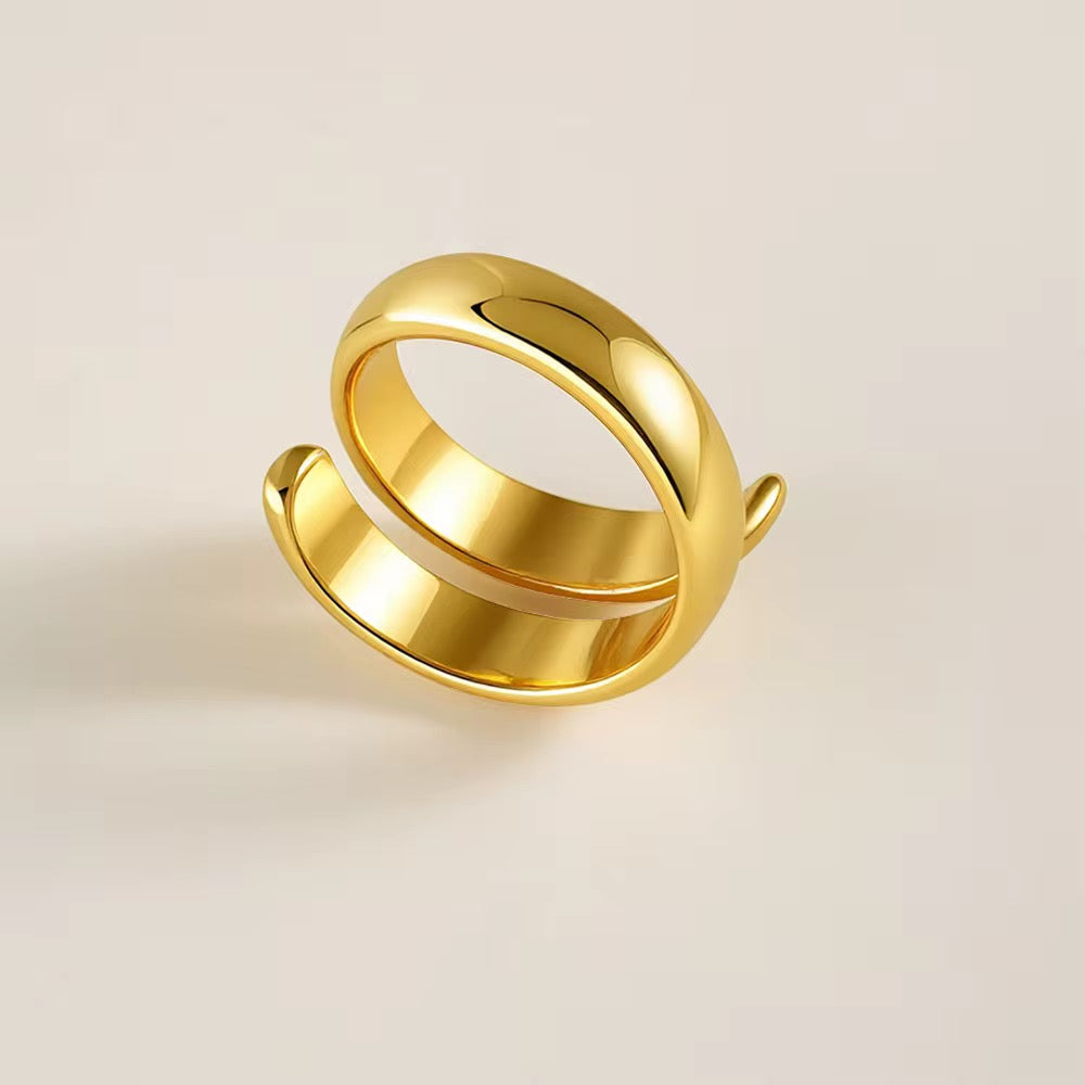 18k Gold Plated Thea Wrap Ring