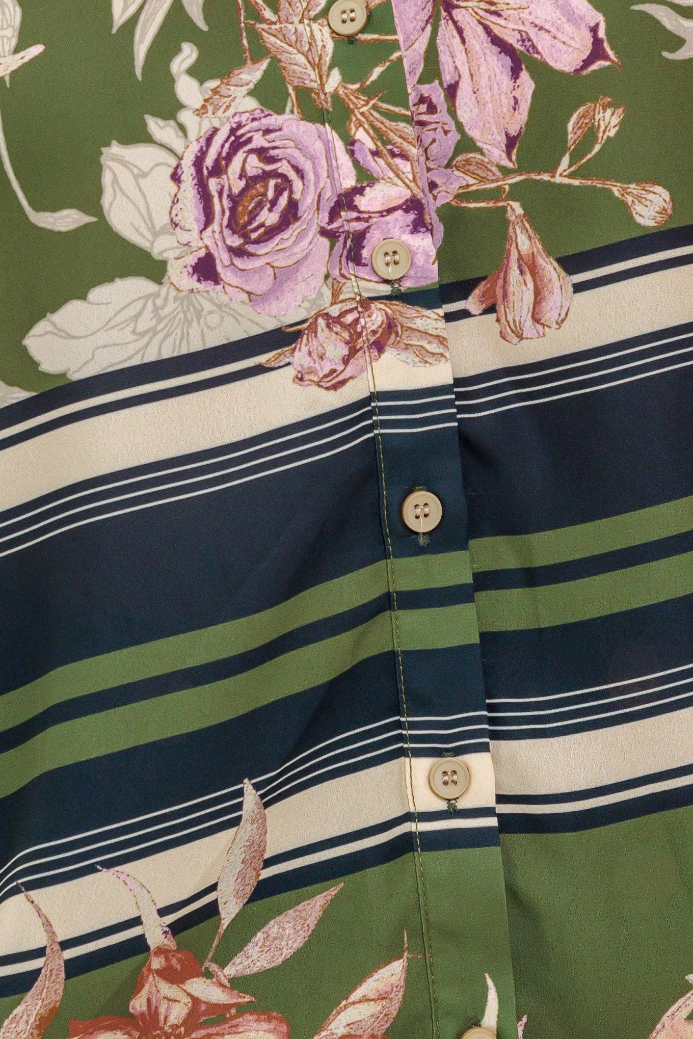 GARDEN CLUB WOVEN TOP