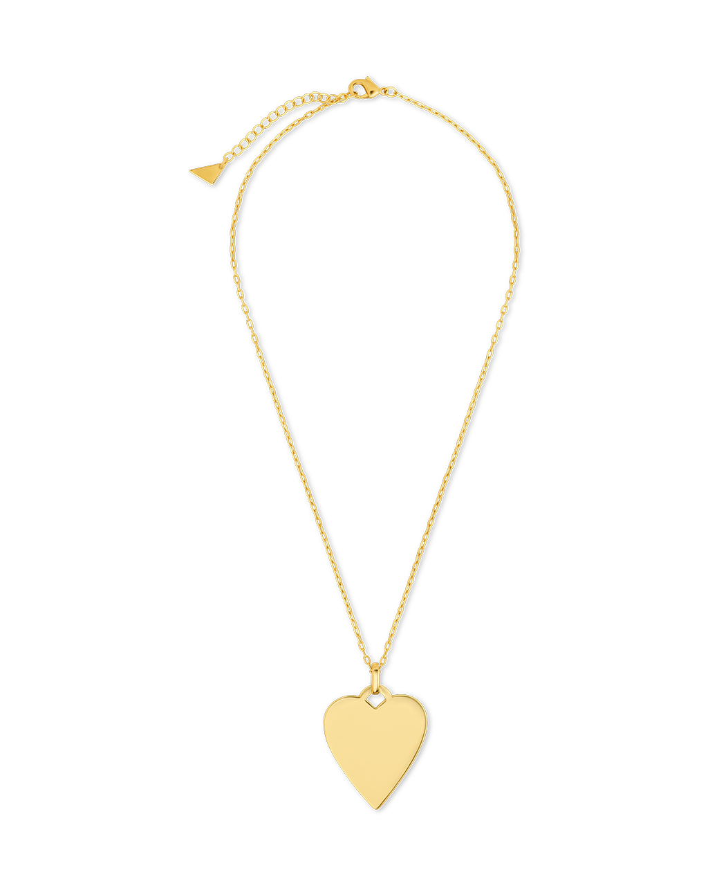 Rita Polished Heart Statement Necklace