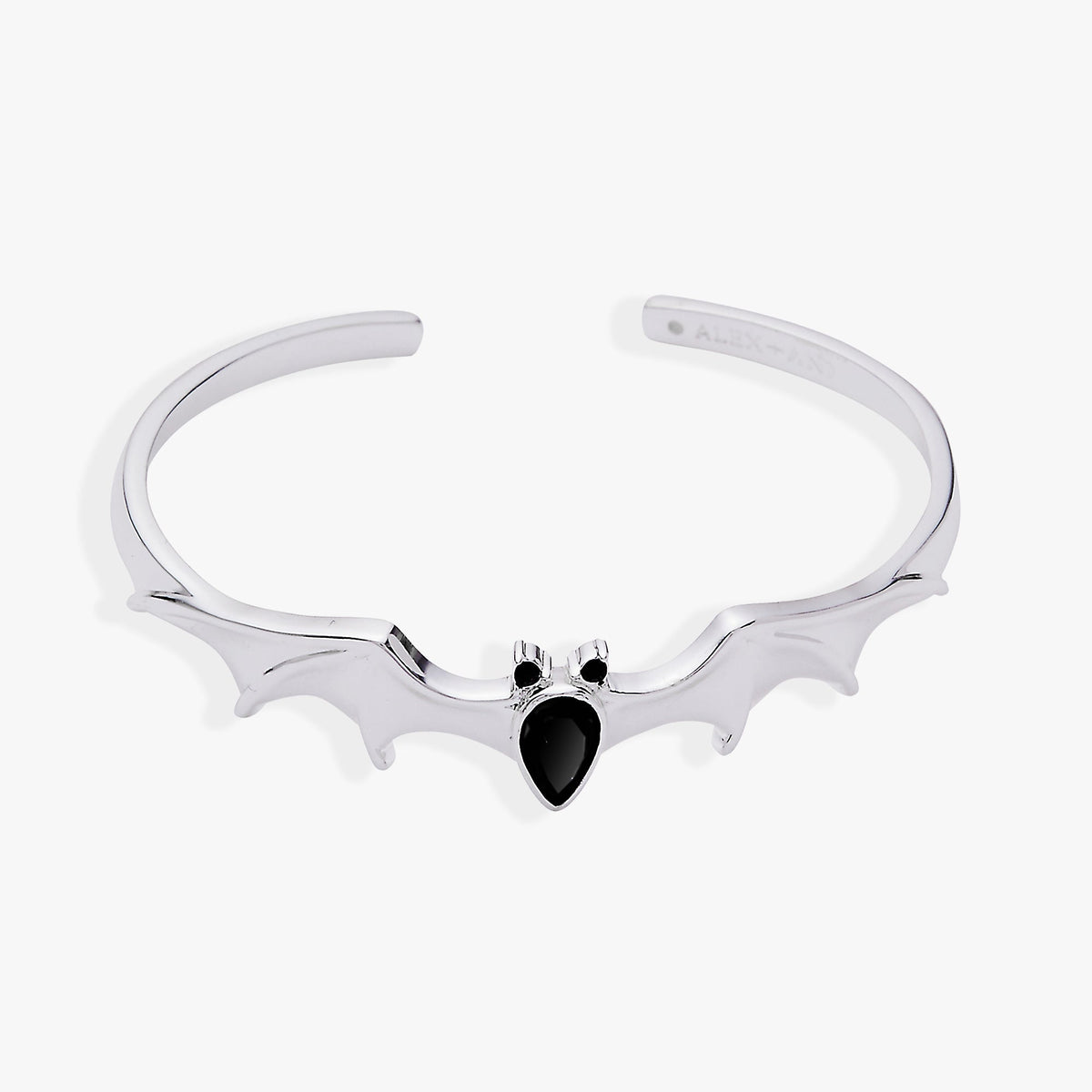 Halloween Crystal Bat Cuff Bracelet