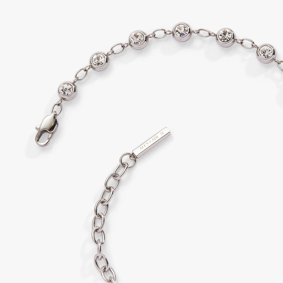 Crystal Pebble Chain Bracelet