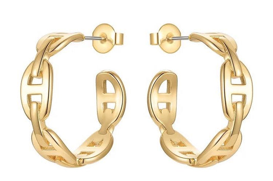 Rosie Link Hoop Earrings