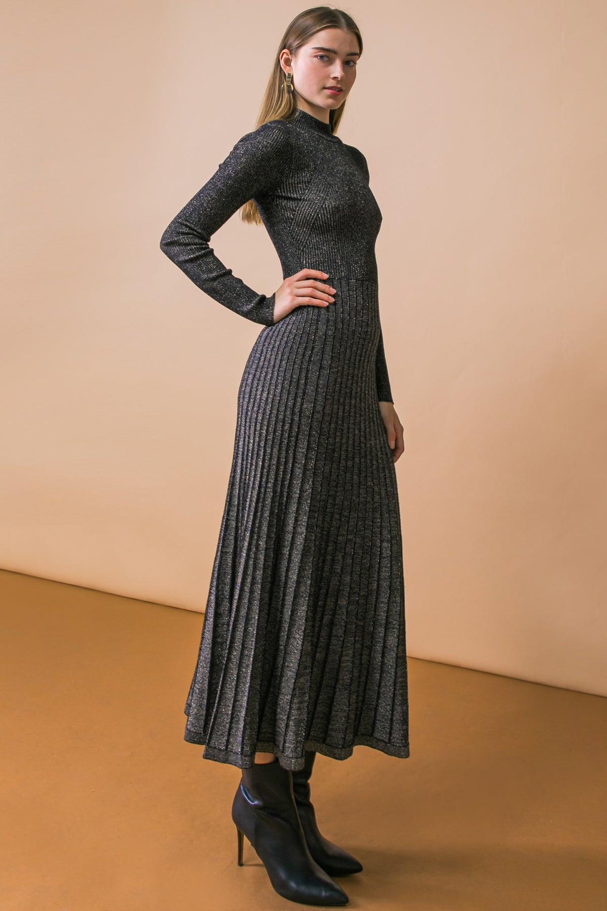 Stay Coze Sweater Mini Dress