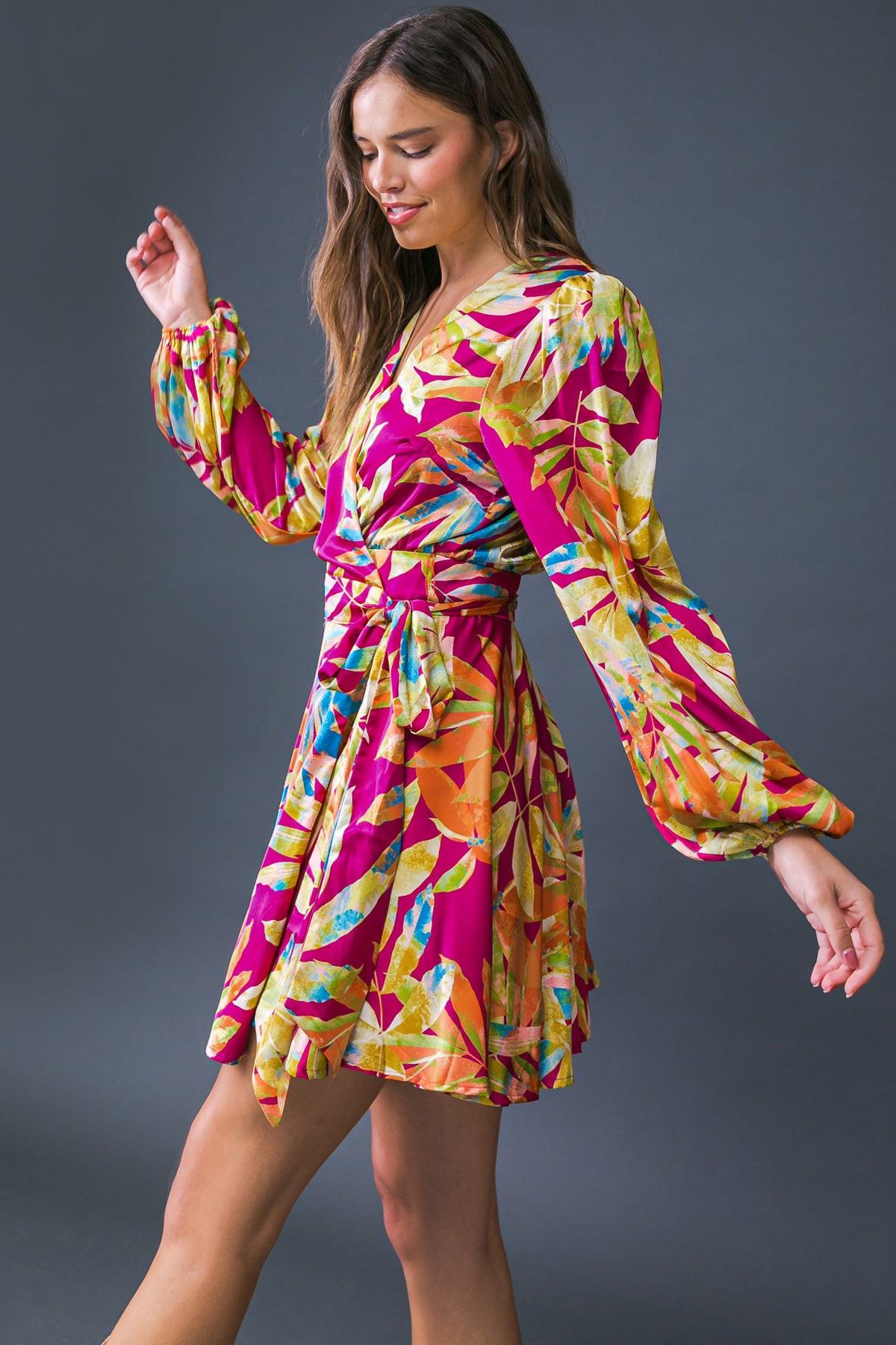 All Fall Along Woven Mini Dress