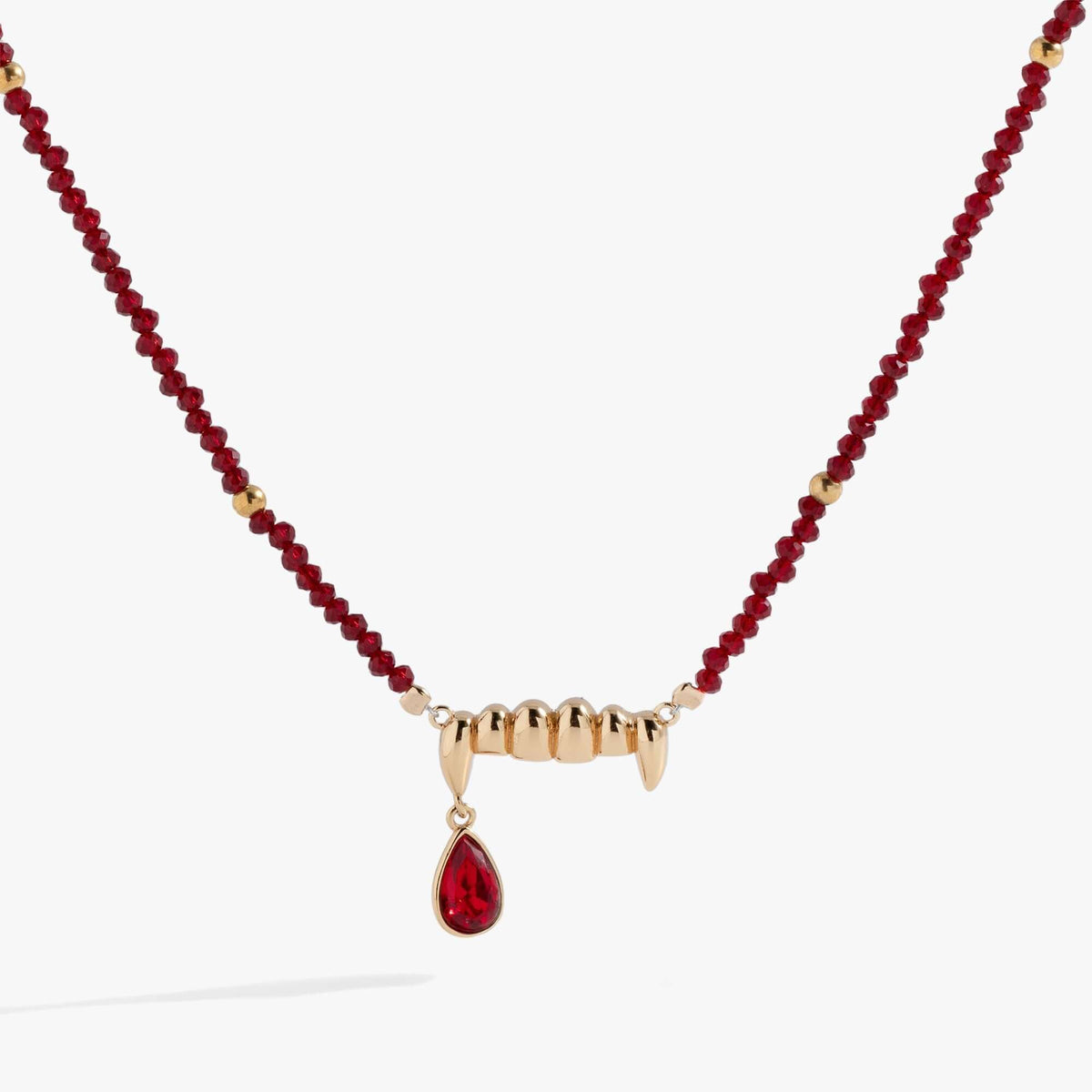 Vampire Teeth Fangs Pendant Necklace
