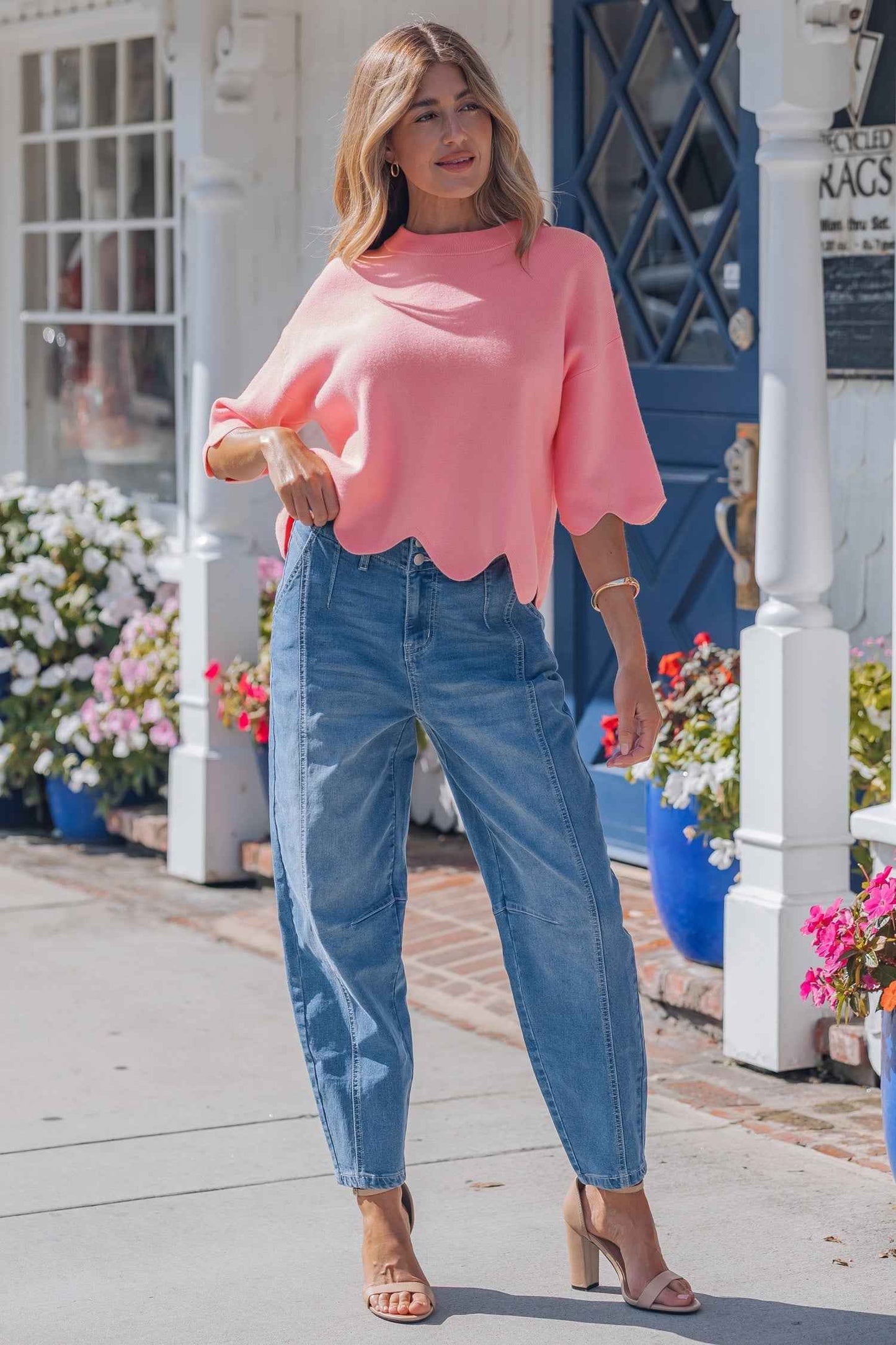 Chloe 3 4 Sleeve Sweater
