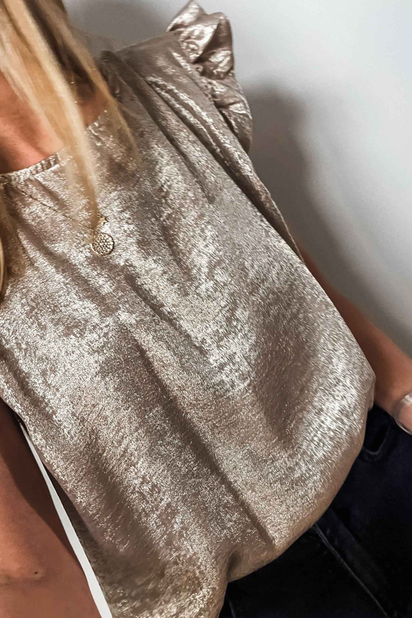 Parker Ruffle Trim Sleeveless Top