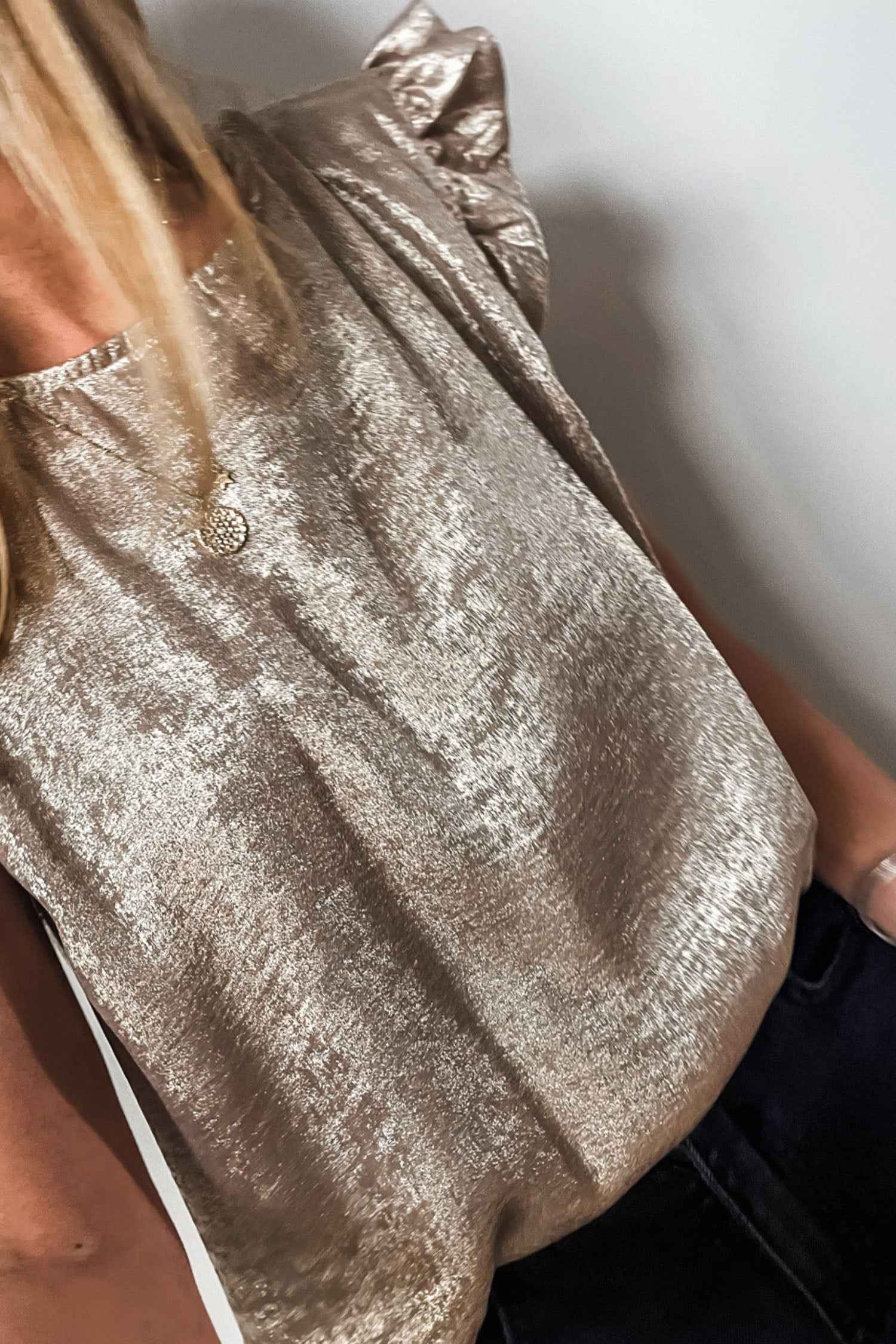 Parker Ruffle Trim Sleeveless Top