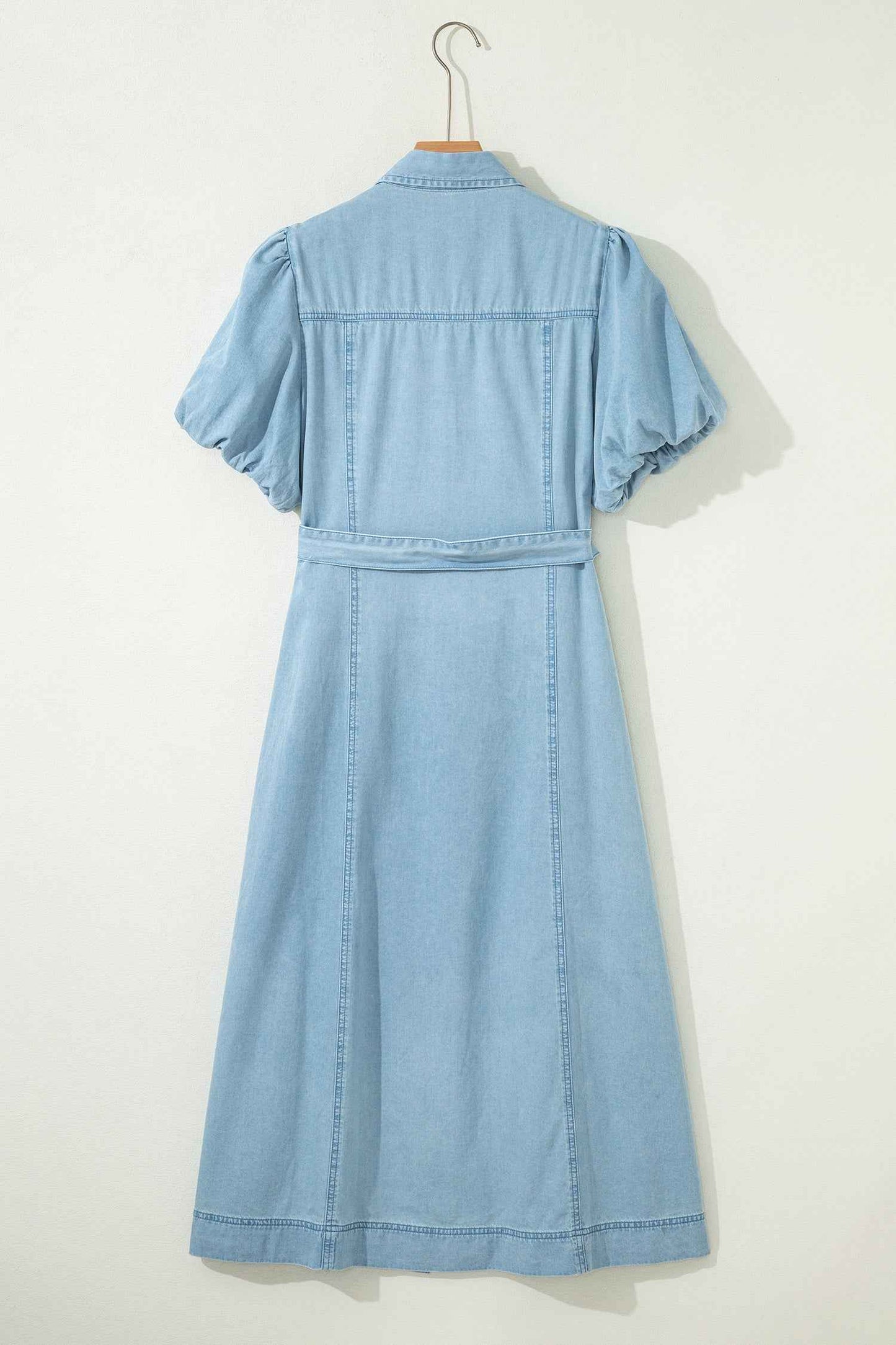 Shiloh Bubble Sleeve Long Dress