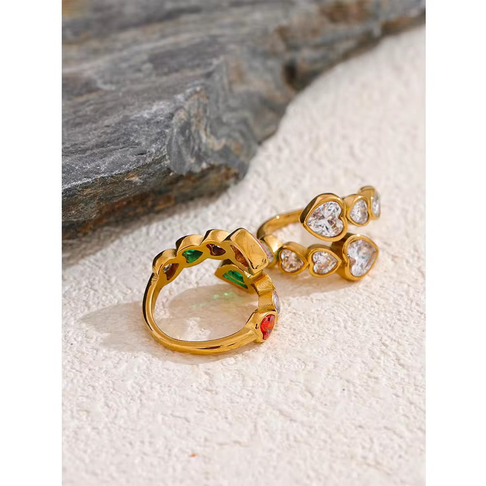 The Amelia Heart Ring