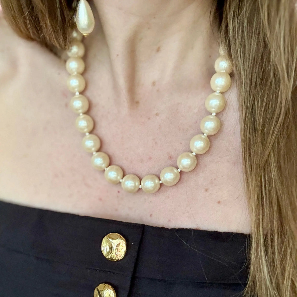 Italian Vintage Pearl Necklace