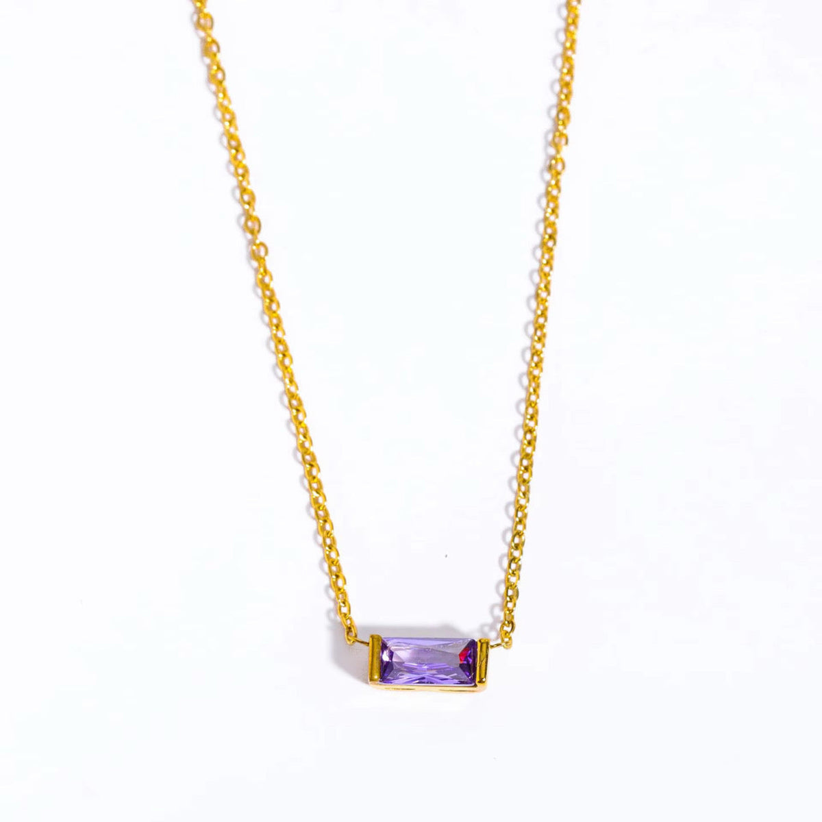 Birthstone Bauble Bar Necklace Collection