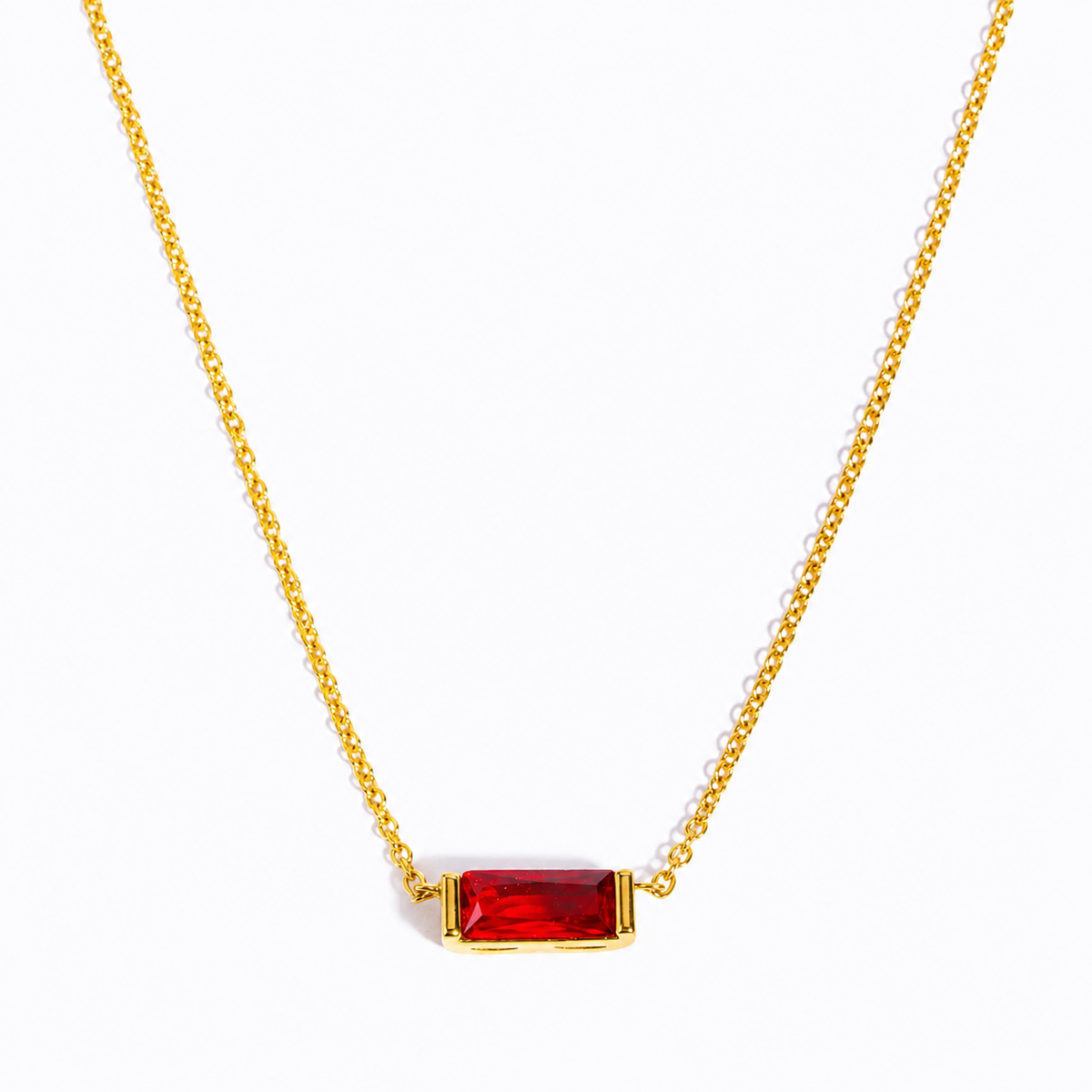 Birthstone Bauble Bar Necklace Collection