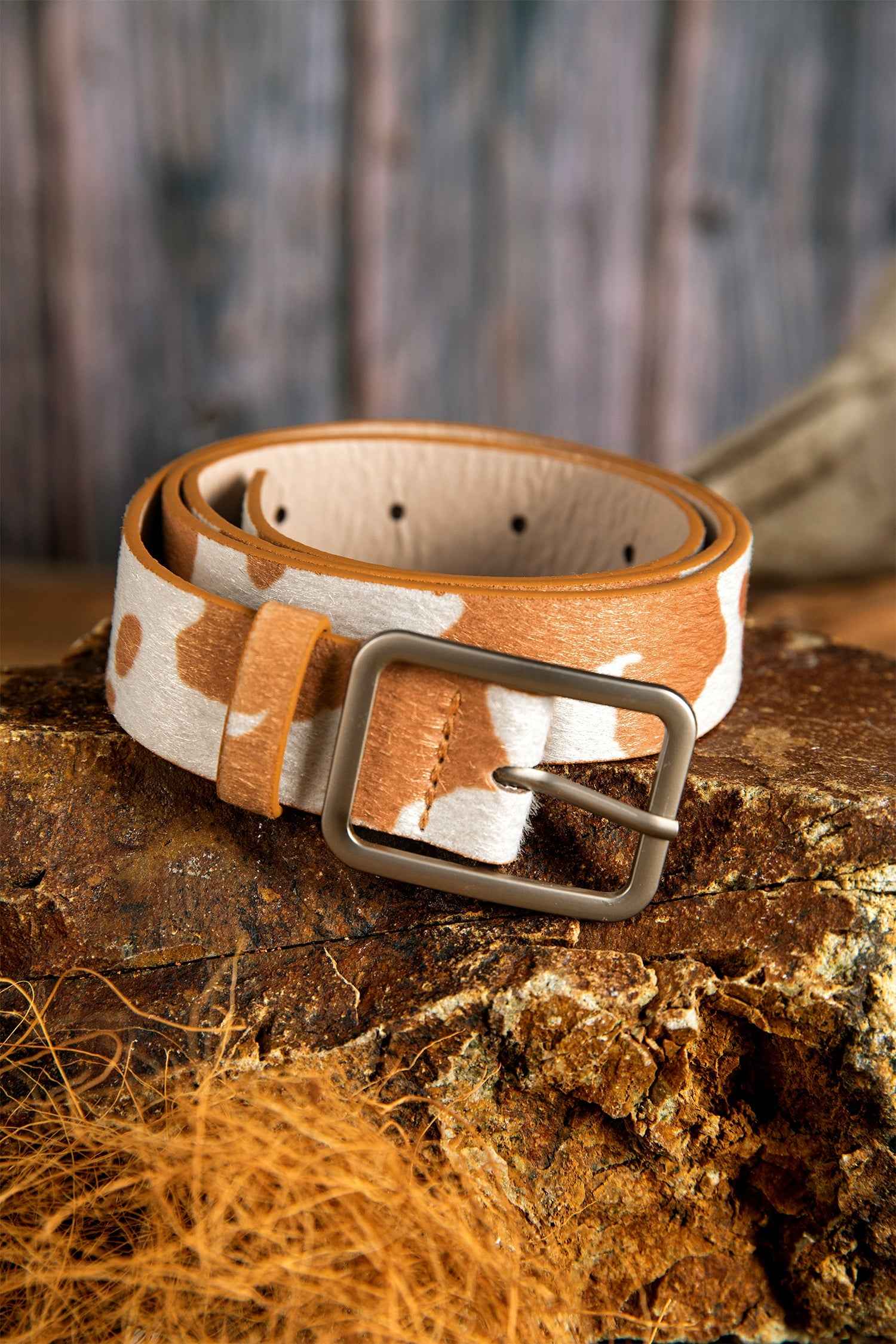 Sage Hair Pu Leather Belt