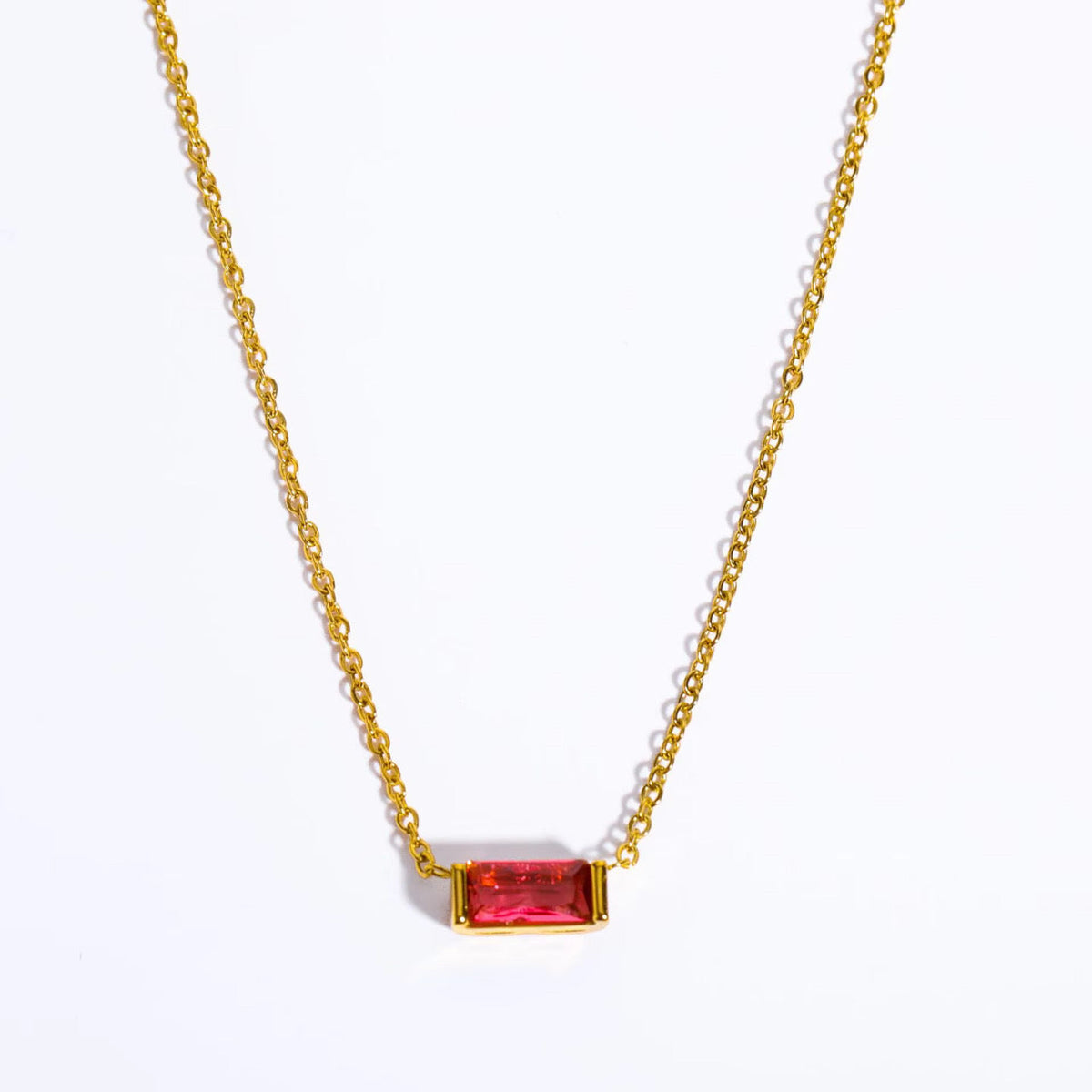 Birthstone Bauble Bar Necklace Collection