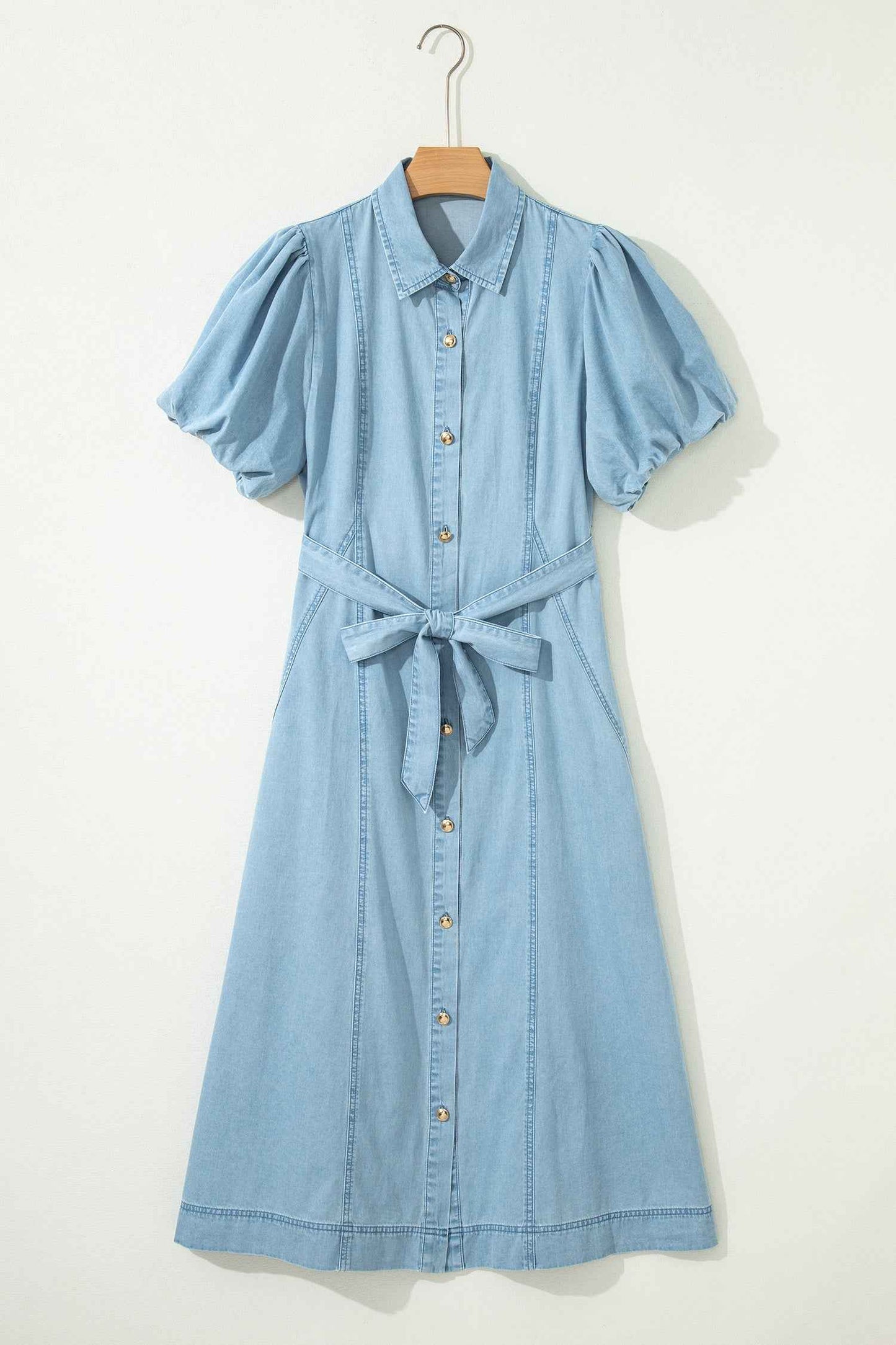 Shiloh Bubble Sleeve Long Dress