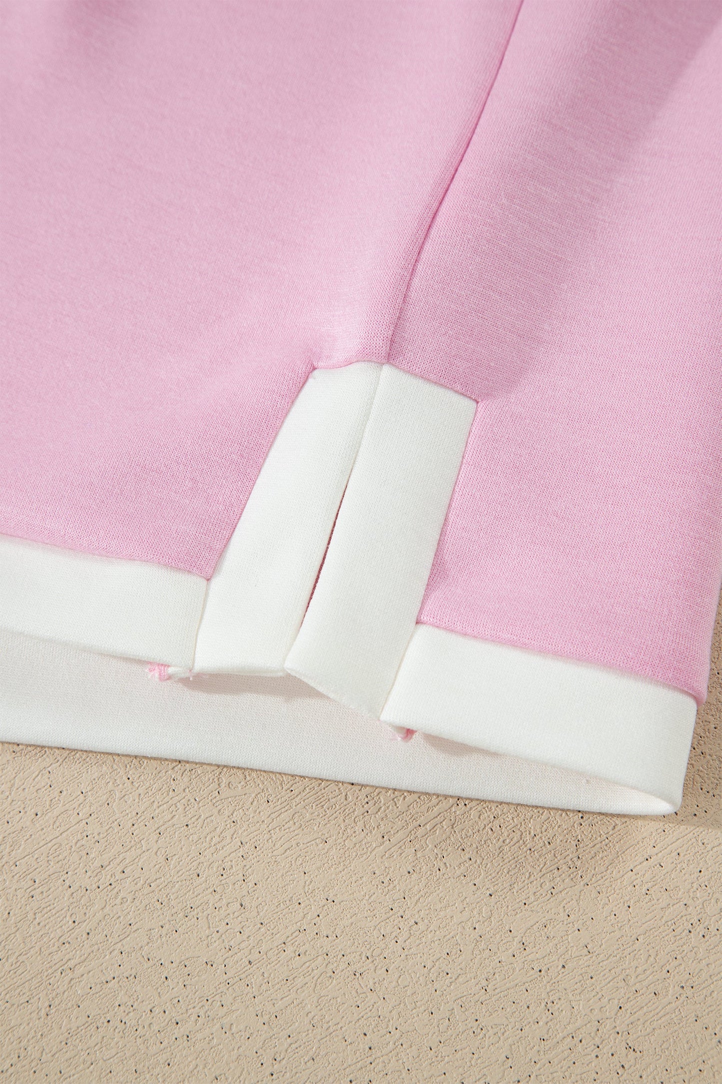 Colorblock Cropped Tank & Elastic Waist Pants Set