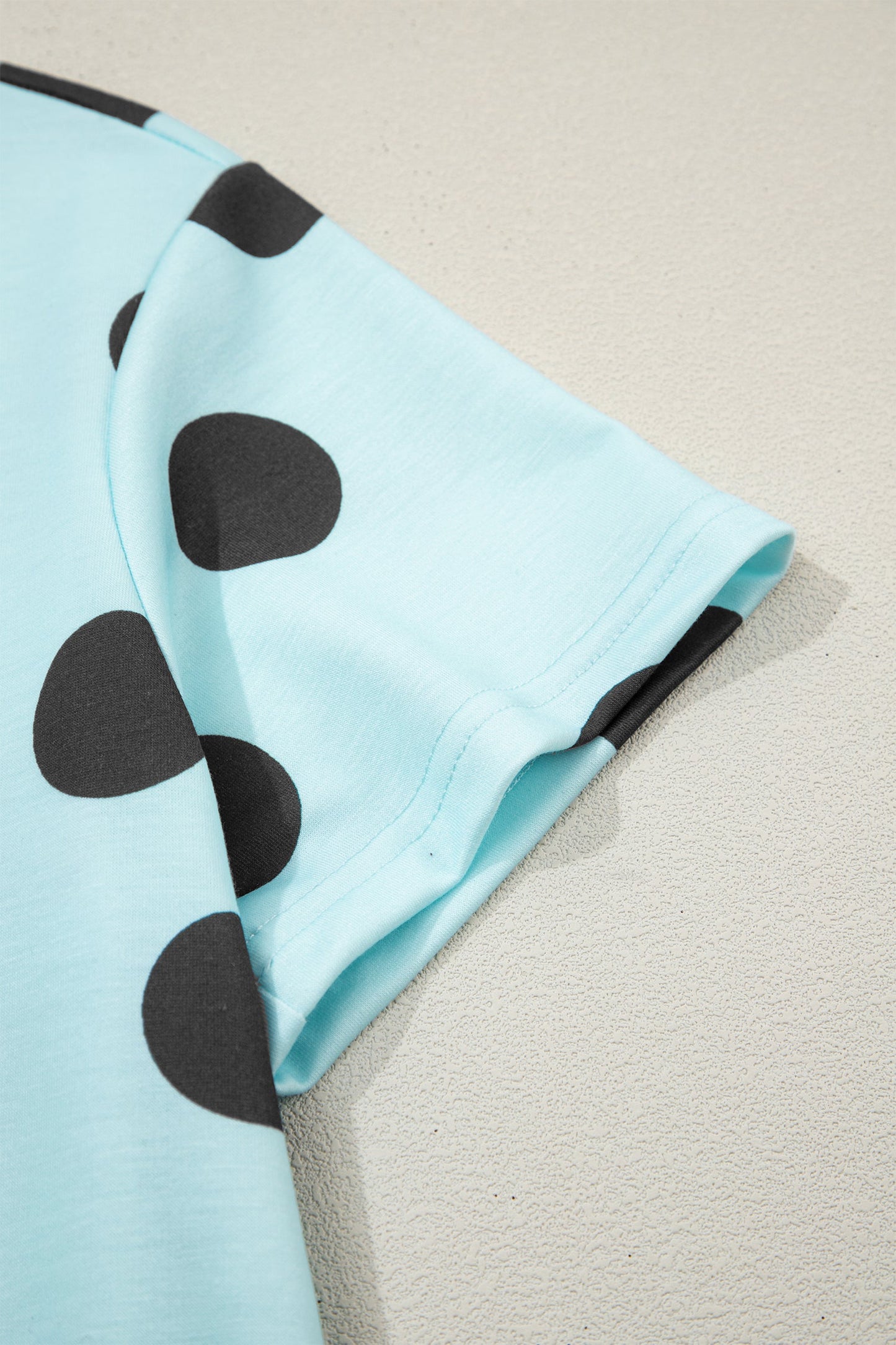 Polka Dot Short Sleeve Top & Mini Skort Set