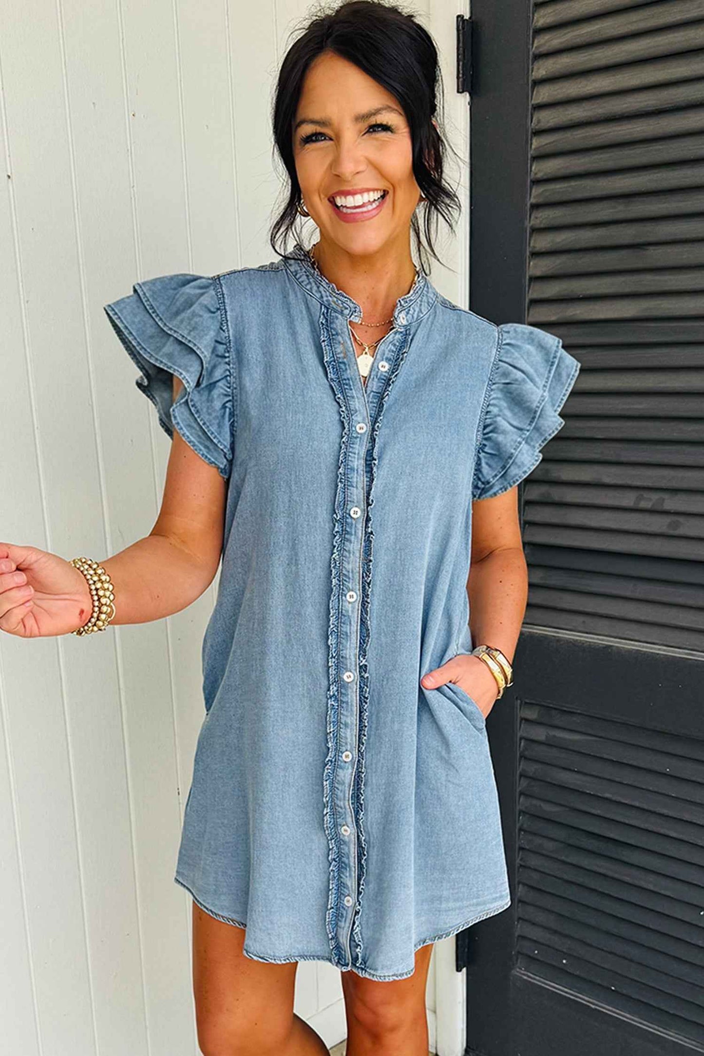 Sasha Short Sleeve Mini Dress