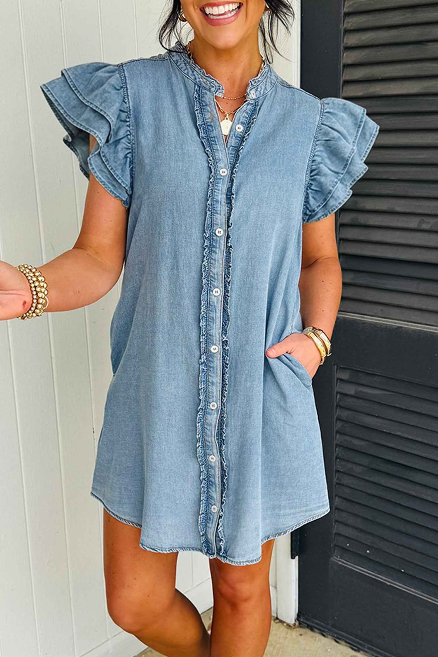 Sasha Short Sleeve Mini Dress
