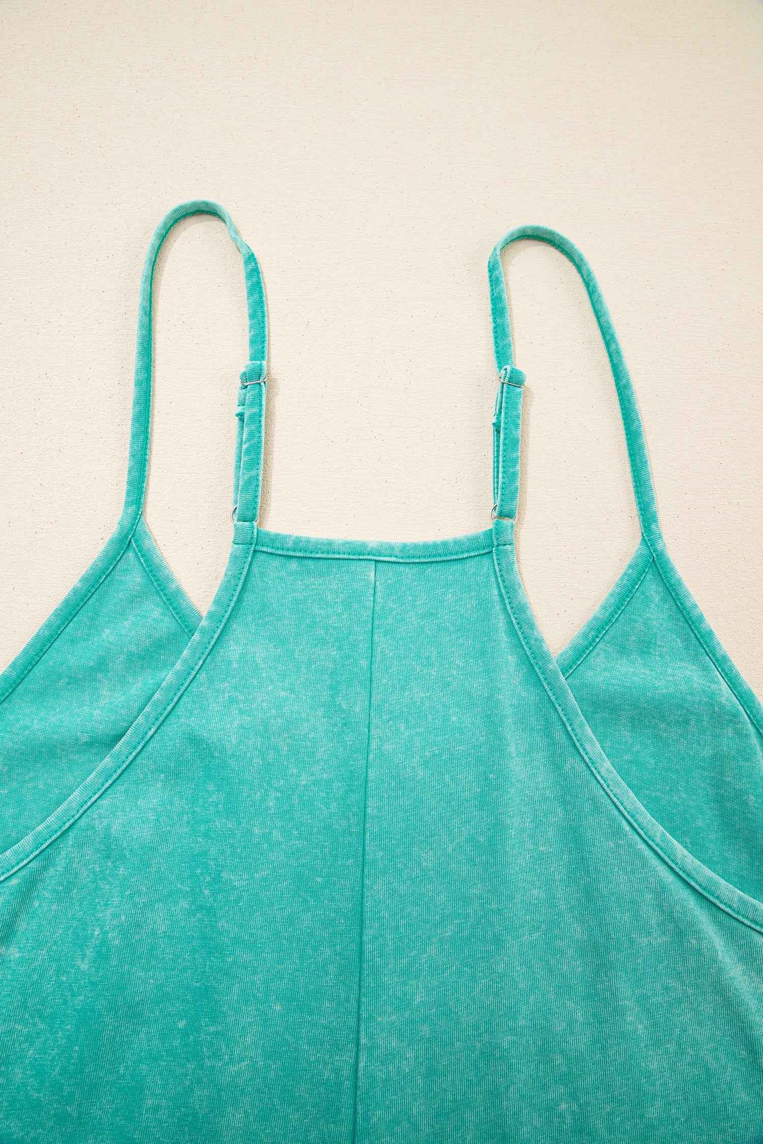 Isabela Wash Spaghetti Straps Romper
