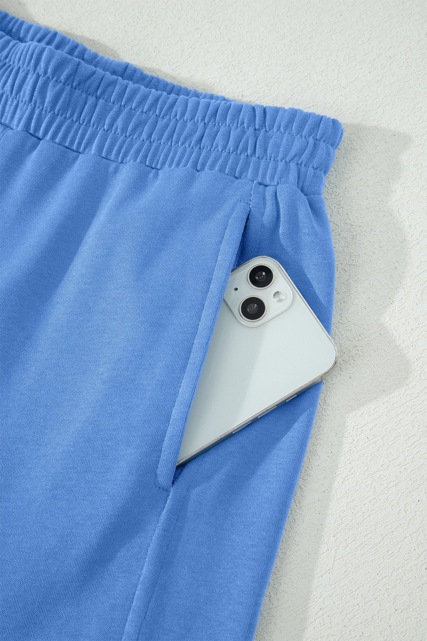 Solid Color Oversize Tee & Wide Leg Pants Set