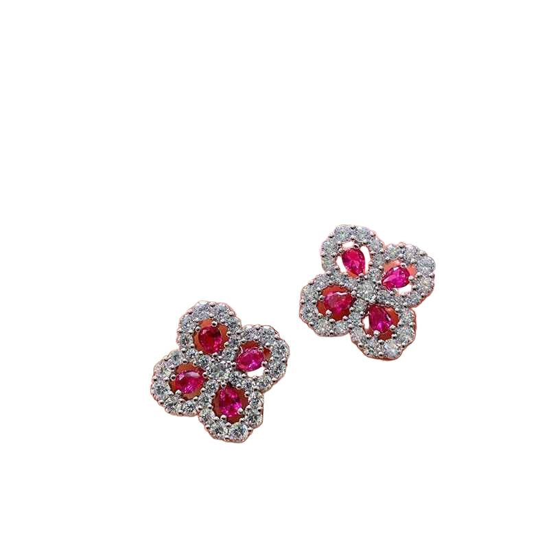 Ruby Square Bracelet for Women - Perfect Mother's Day Gift