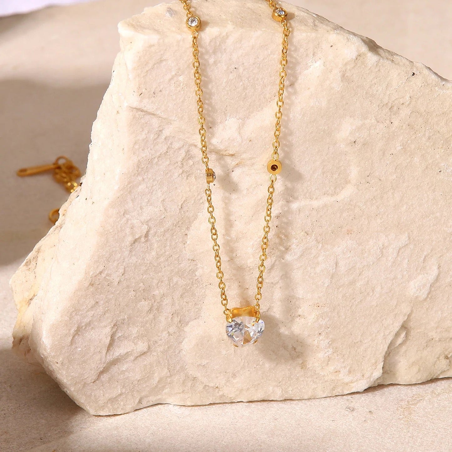 The Olivia Heart Necklace