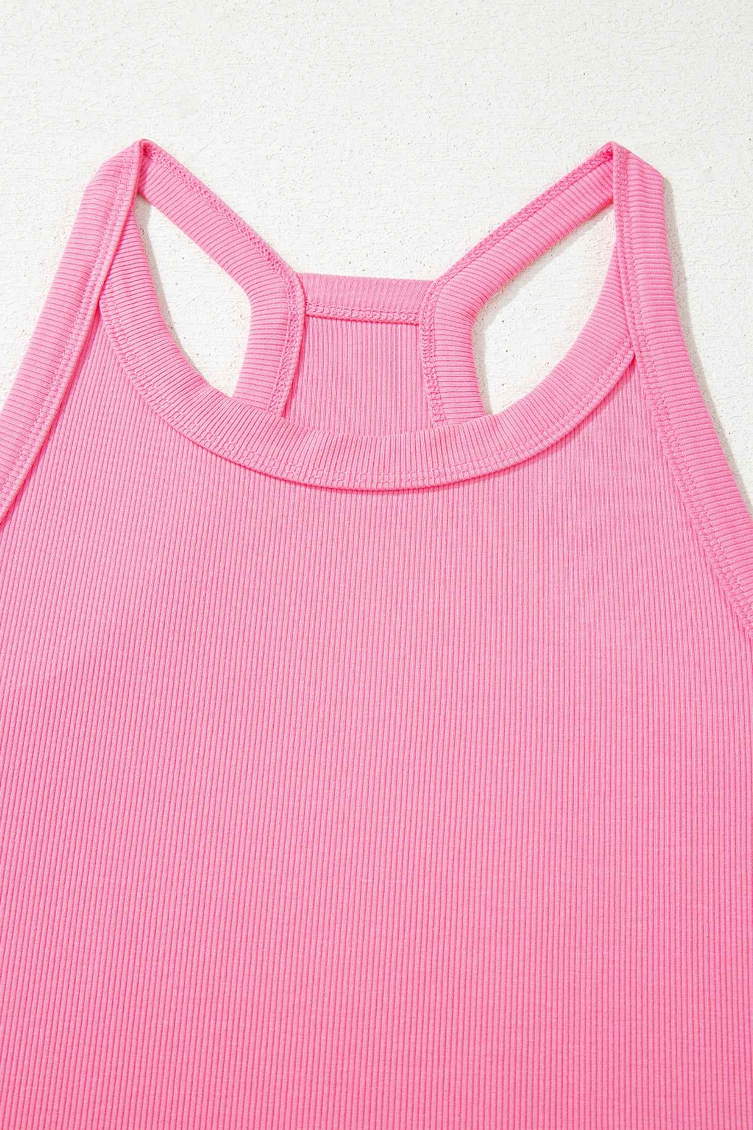 Meredith Slim Ribbed Tank Top Set