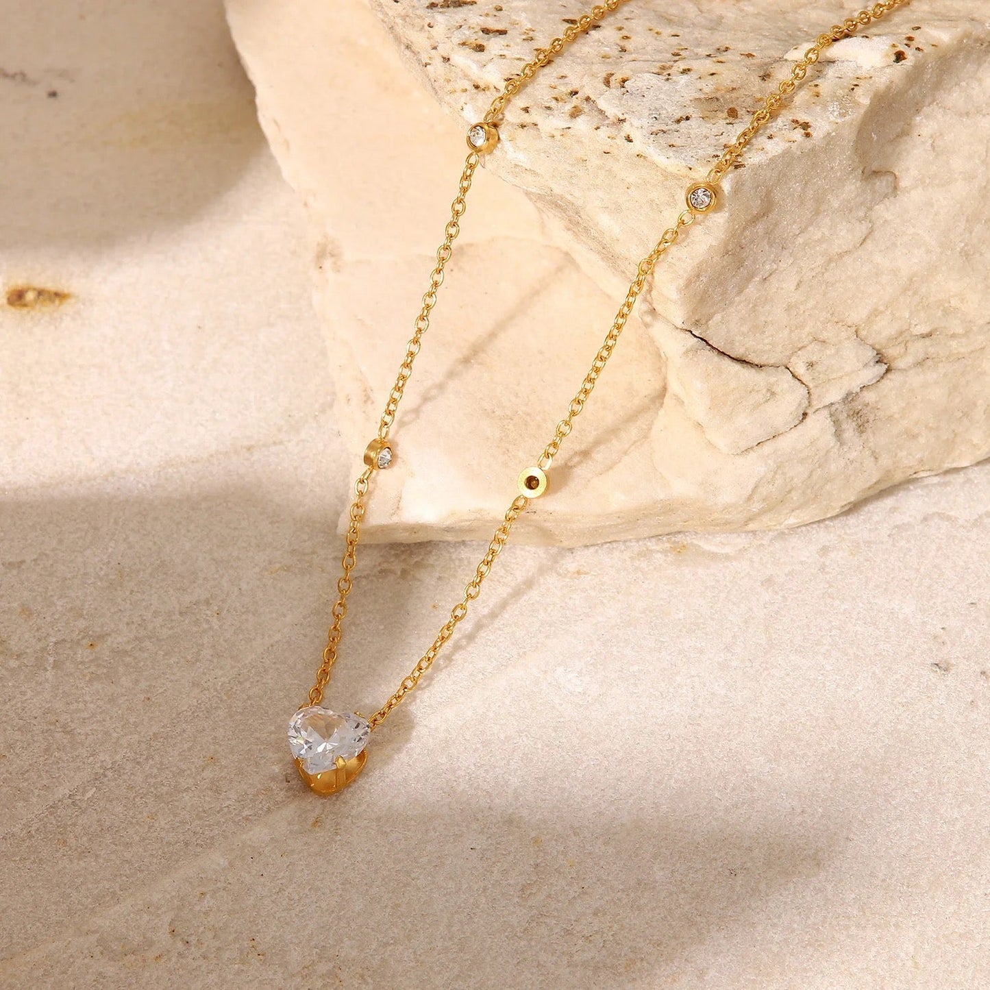 The Olivia Heart Necklace