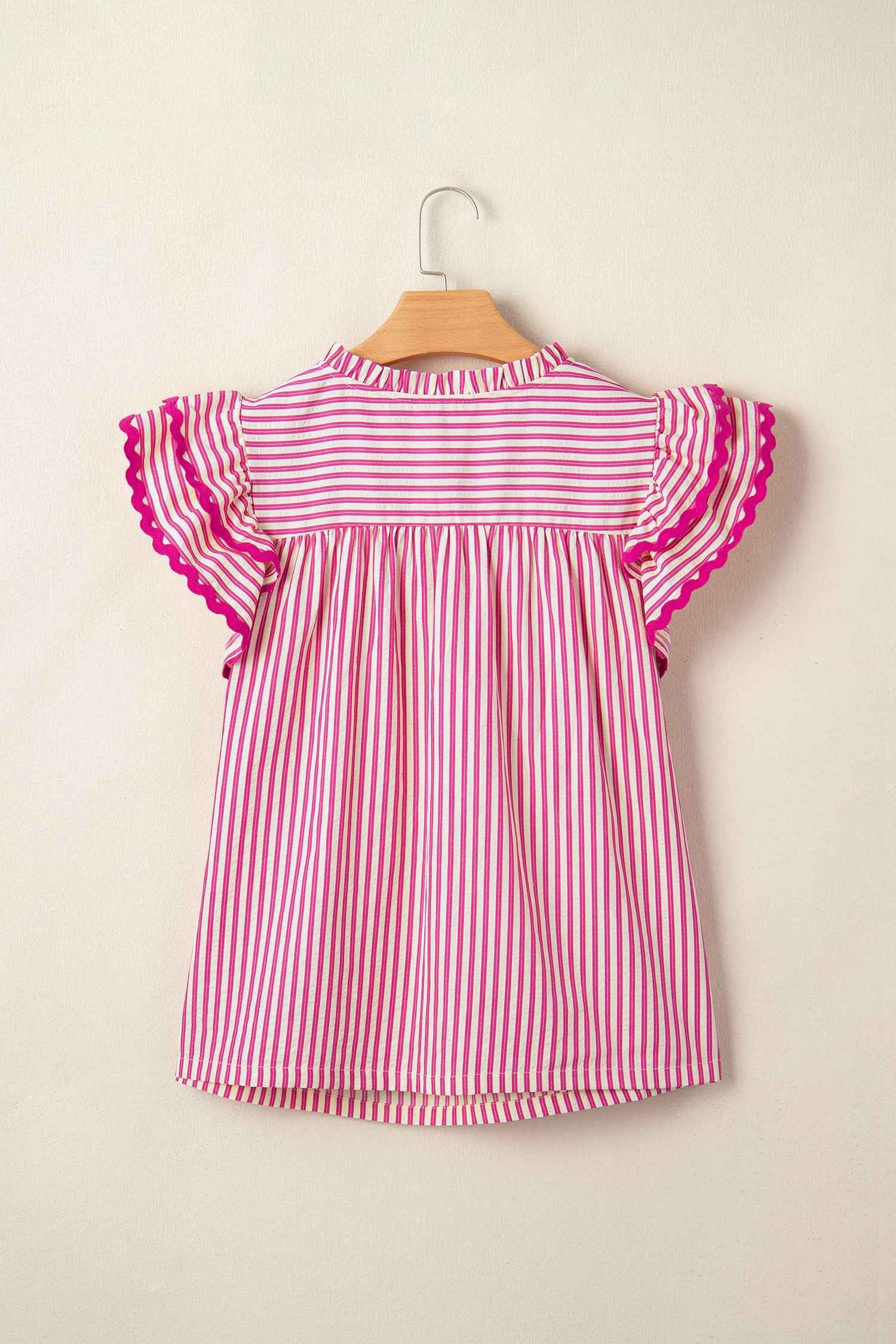 Treasure Ruffled Short Sleeve Blouse