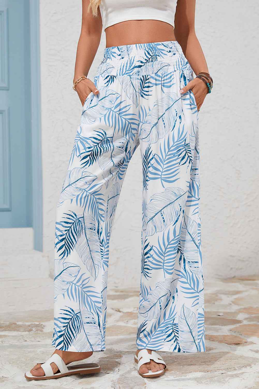Sophie Waistband Wide Leg Pants