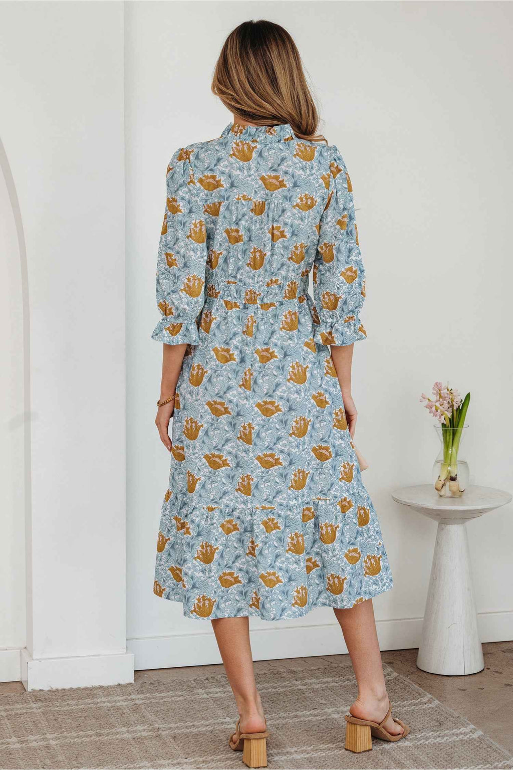 Rosalee Bracelet Sleeve Long Dress