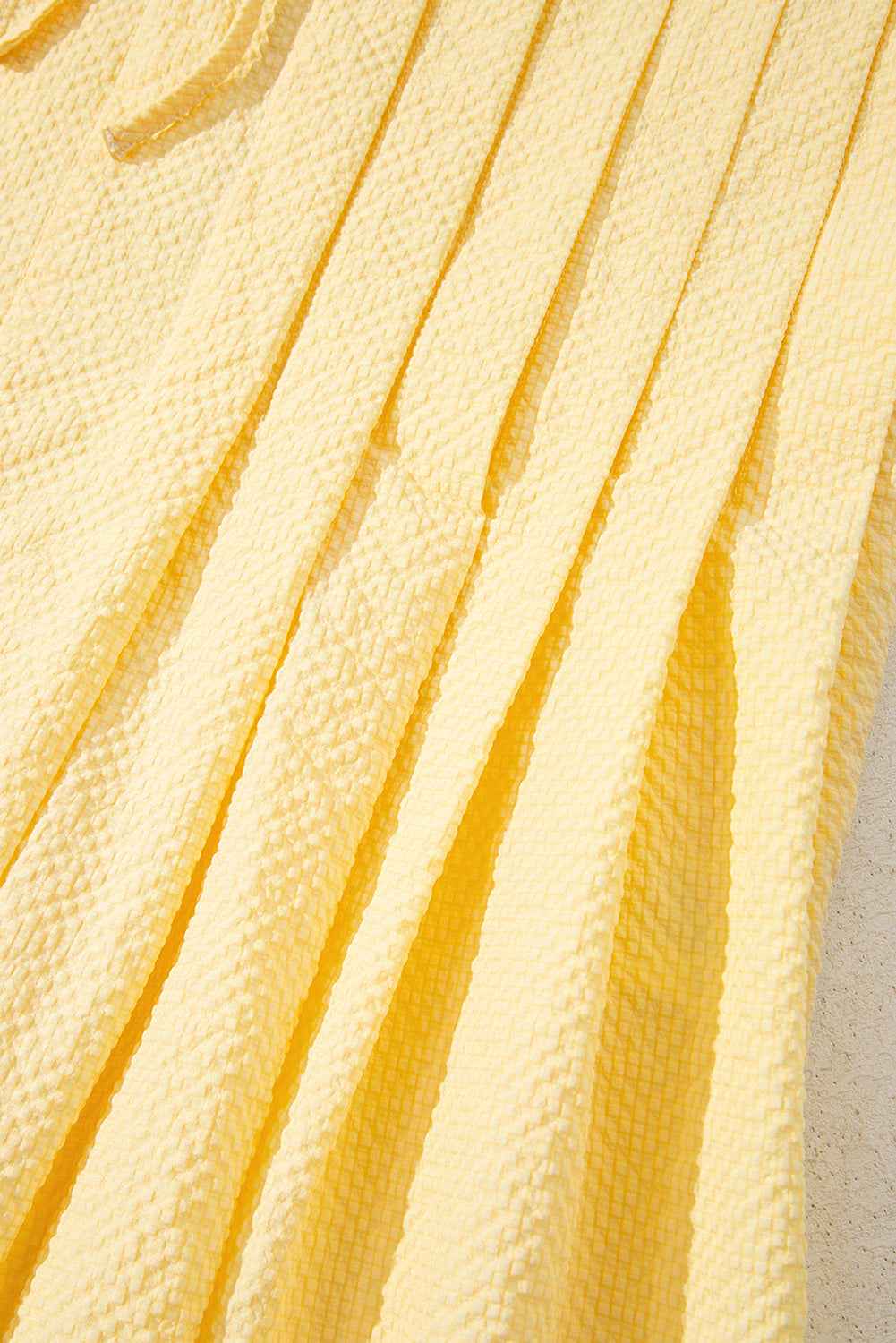 Kenzie Notched Pleated Tank Top