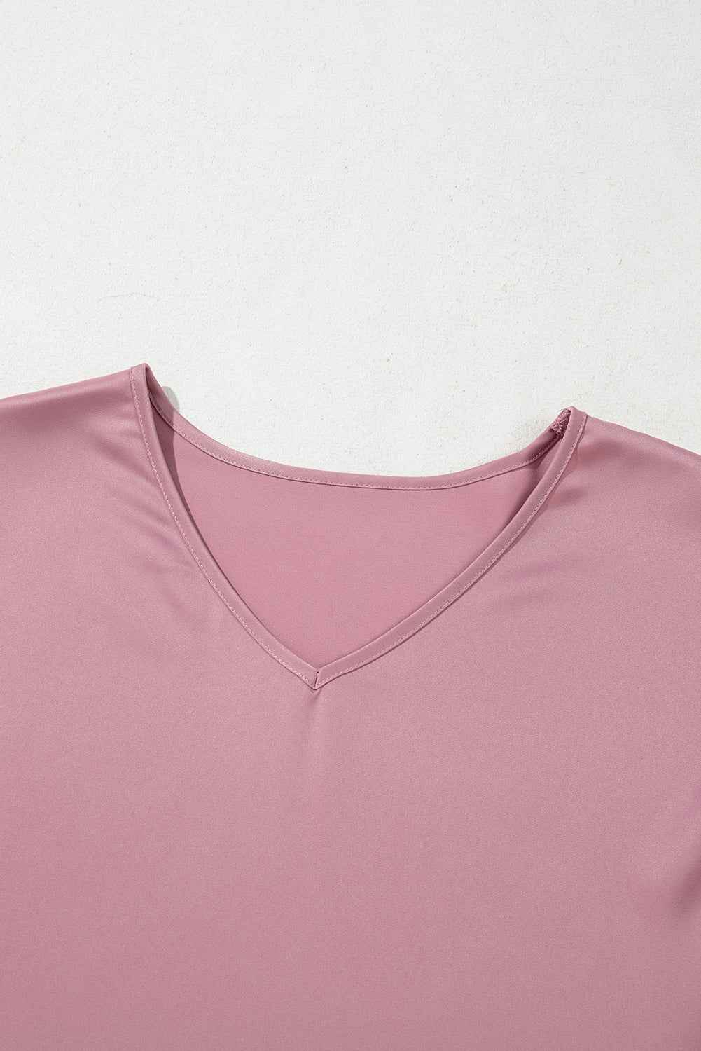 Ruth Satin Ruffle Sleeve Top