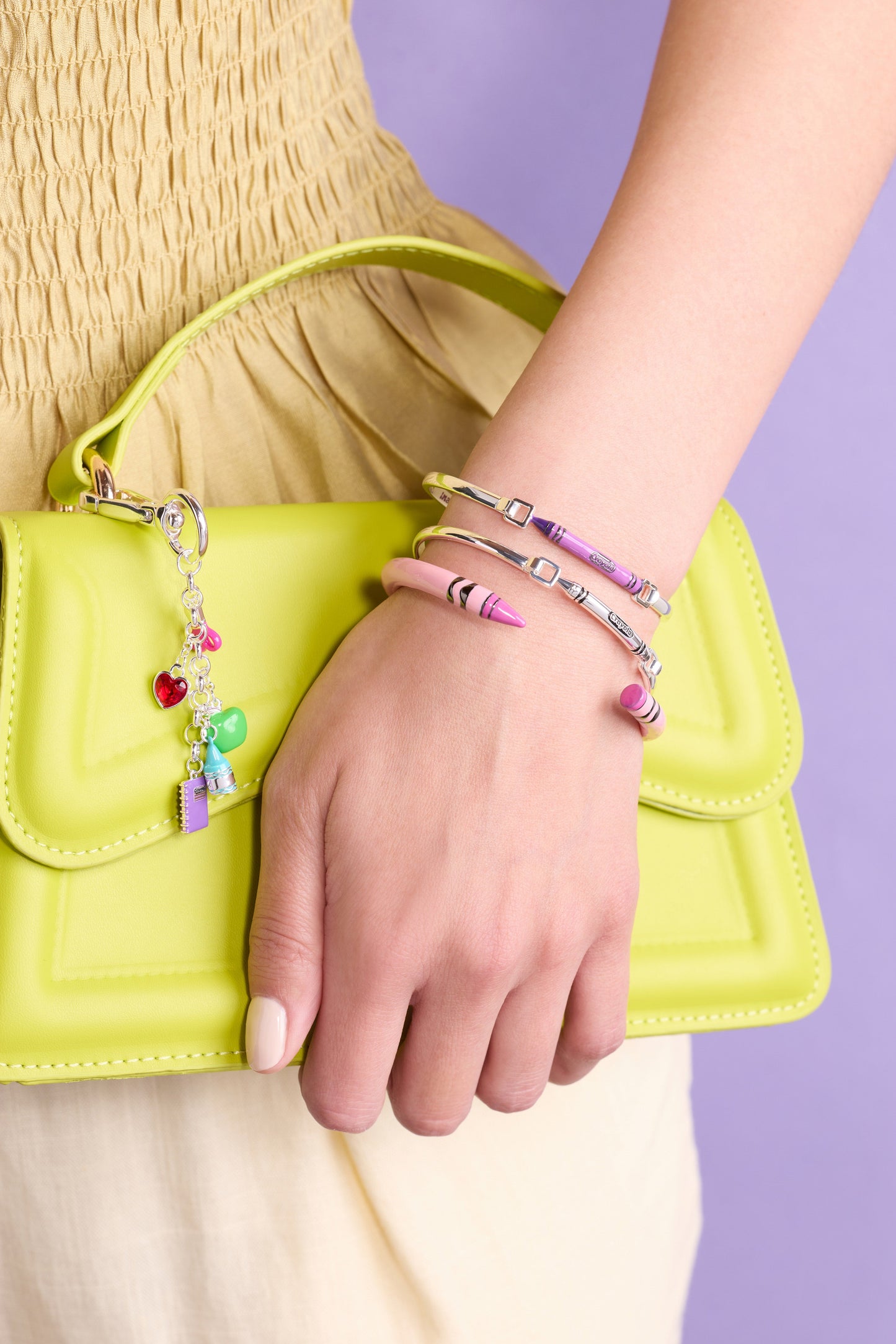 Crayola Metal Crayon Tension Bangle