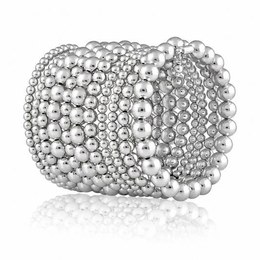 Allison Beaded Wrap Bracelet- 10 Rows
