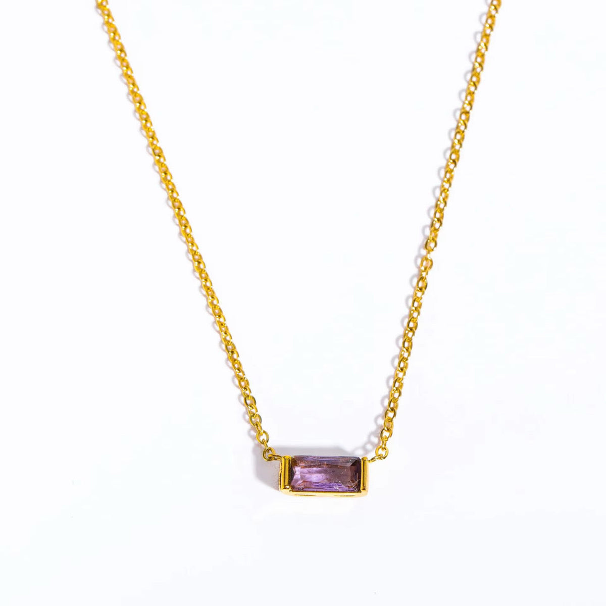 Birthstone Bauble Bar Necklace Collection