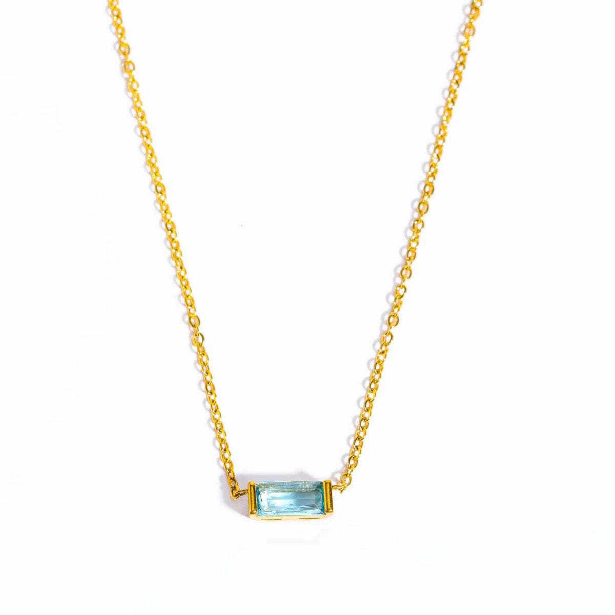 Birthstone Bauble Bar Necklace Collection