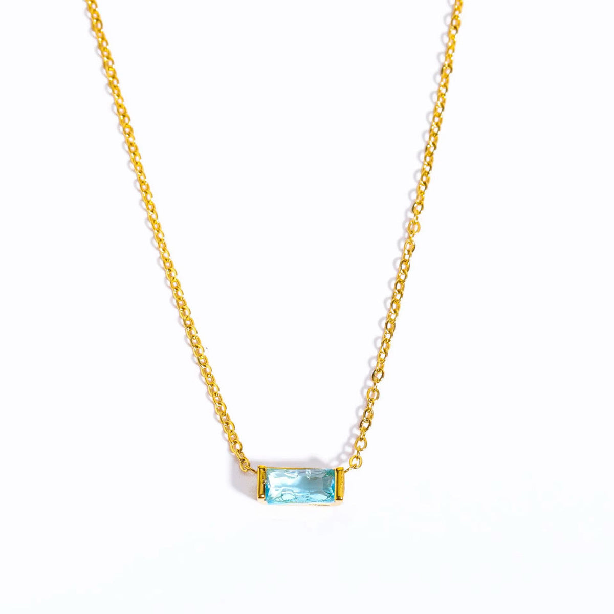 Birthstone Bauble Bar Necklace Collection