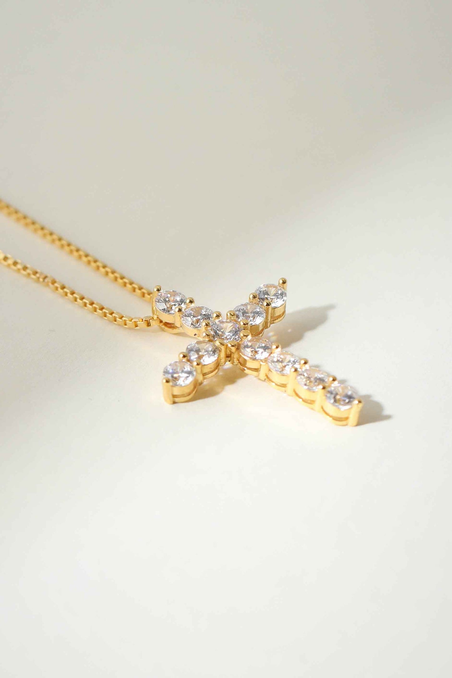 The Bella Pavé Cross Pendant