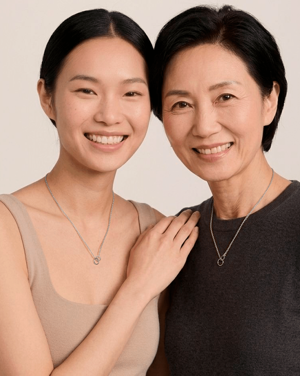 Mother/Daughter Matching Set - “Forever Connected Matching Necklace Set“
