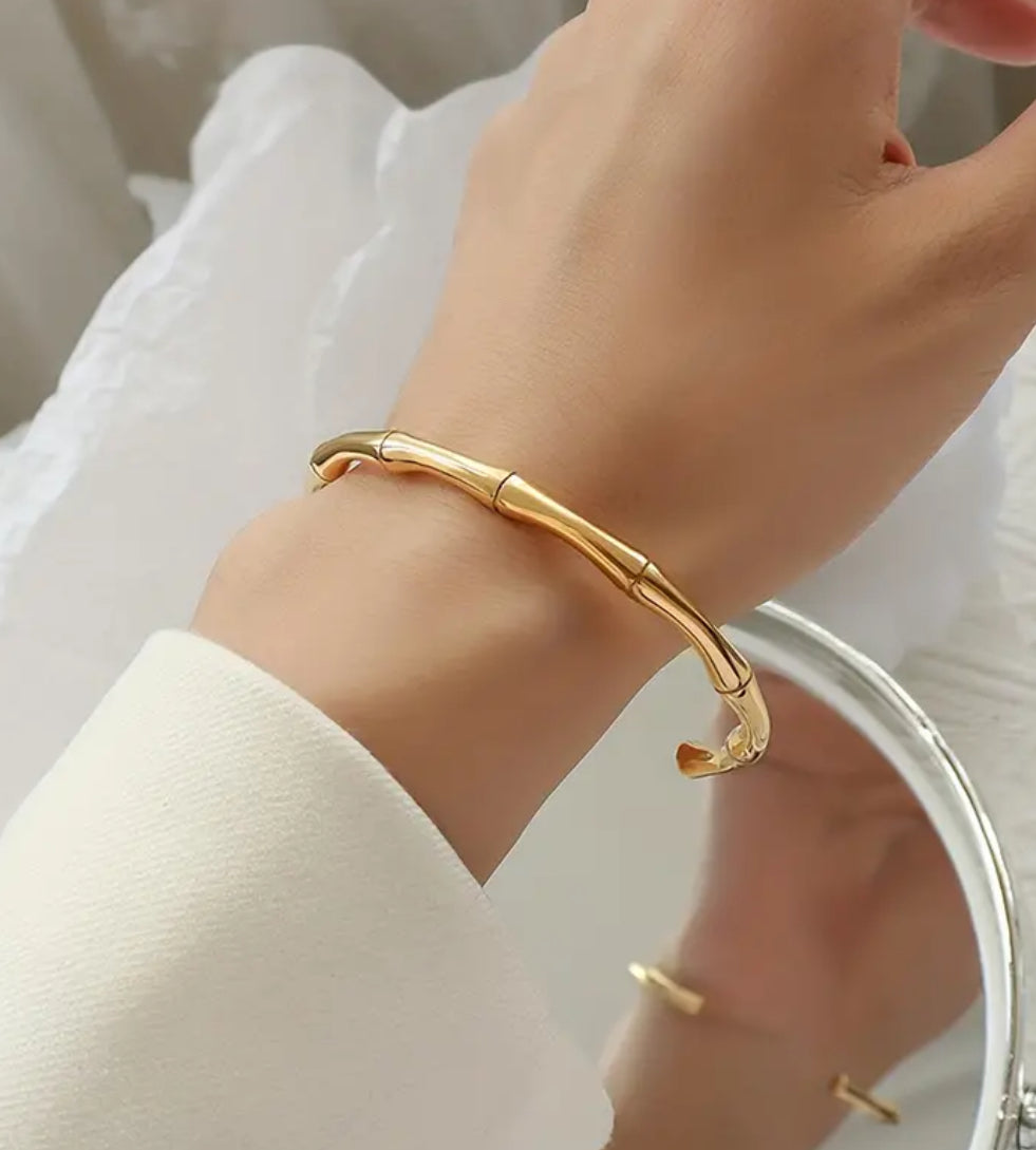 Summer in Nantucket Bamboo Cuff